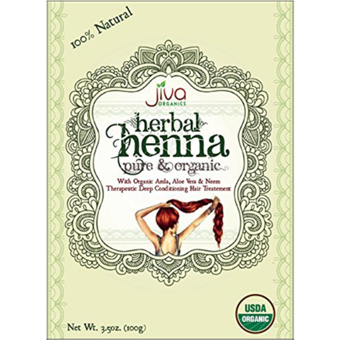 Jiva Organics Herbal Henna, 100 Grams