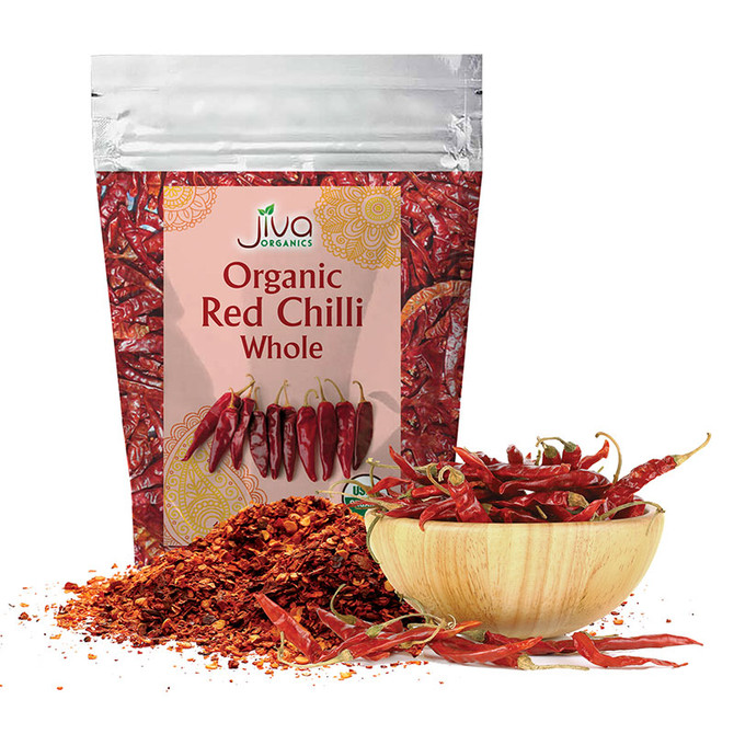 Jiva Organic Chilli Whole, 100 Grams