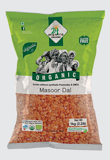 24 Mantra Masoor Dal, 2 LB