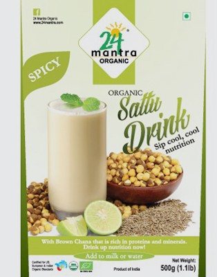 24 Mantra Sattu Drink (Spice), 500 Grams