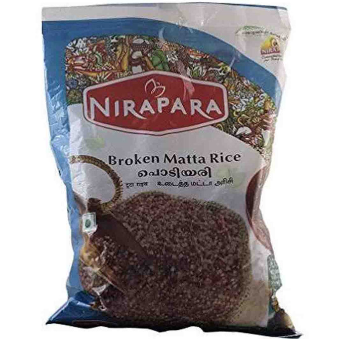 Nirapara Broken Matta Raw Rice, 2.2 LB
