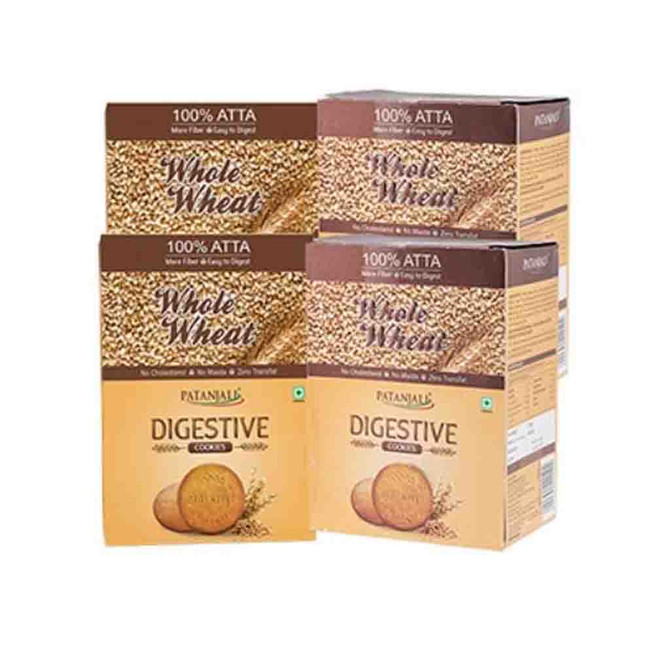 Patanjali Digestive Cookies (Pack Of 4), 1 Kg