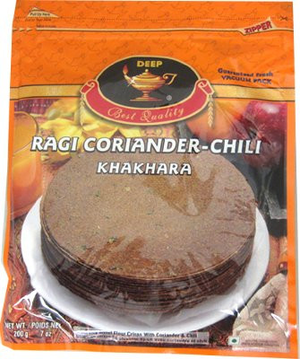 Deep Ragi Coriander-Chili Khakhara , 7 Oz