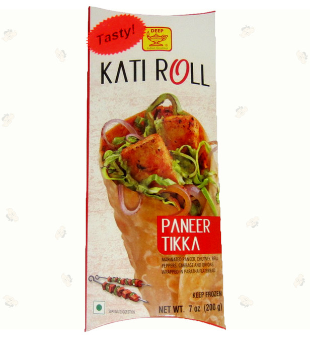 Deep Frozen Paneer Tikka Kathi Roll, 200 Grams