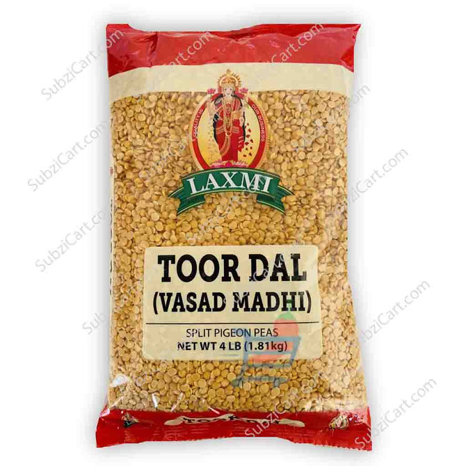 Laxmi Toor Dal Plain, 4 LB