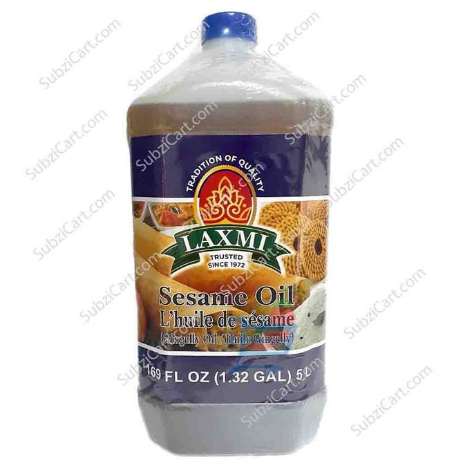 Laxmi Indian Gingelly/Sesame Oil, (2 Lit, 5 Lit)