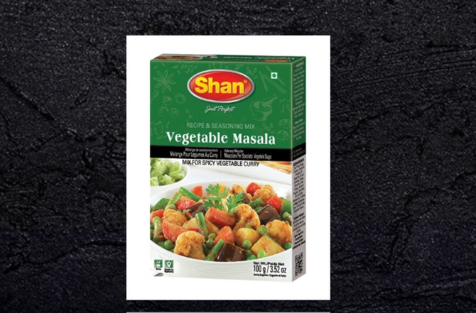 Shan Vegetable Masala, 100 Grams