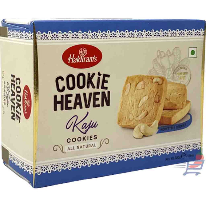Haldiram's Cookie Heaven Kaju Cookies, 200 Grams