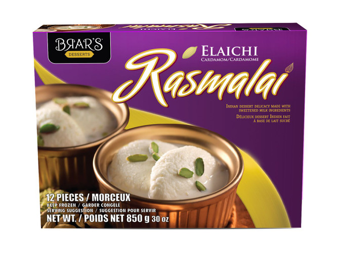 Brars Rasmalai Elaichi Frozen, 850 Grams