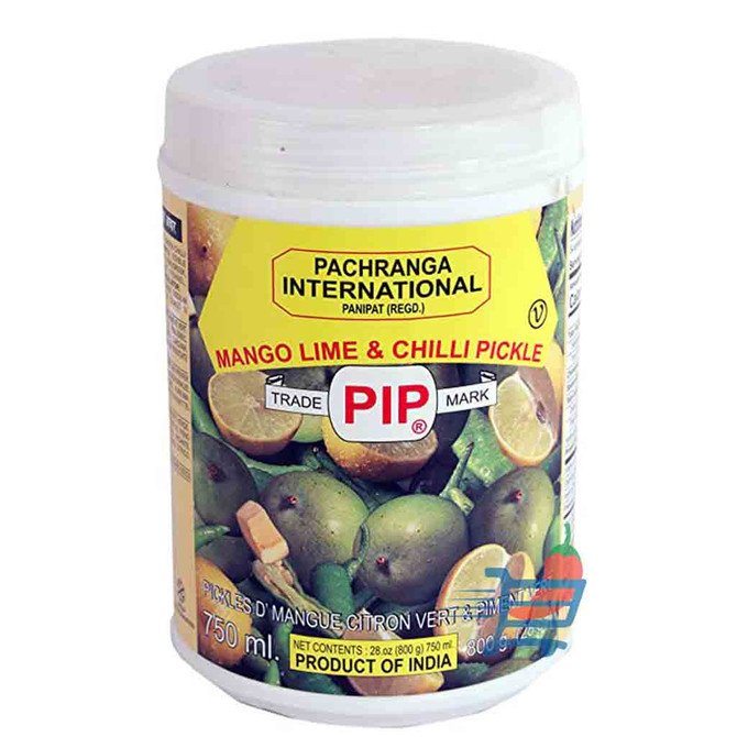 Panchranga Mango Lime & Chilli Pickle, 800 Grams