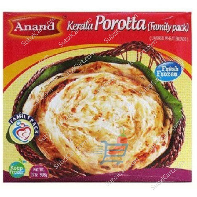 Anand Kerala Parotha Cat Frozen, 2 LB