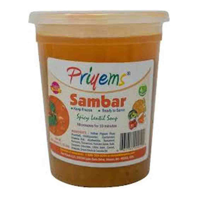 Priyems Sambar Frozen, 1.76 Lb