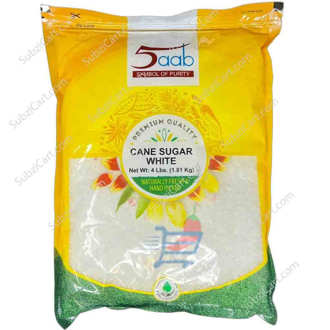 5Aab Cane Sugar White, 4 LB