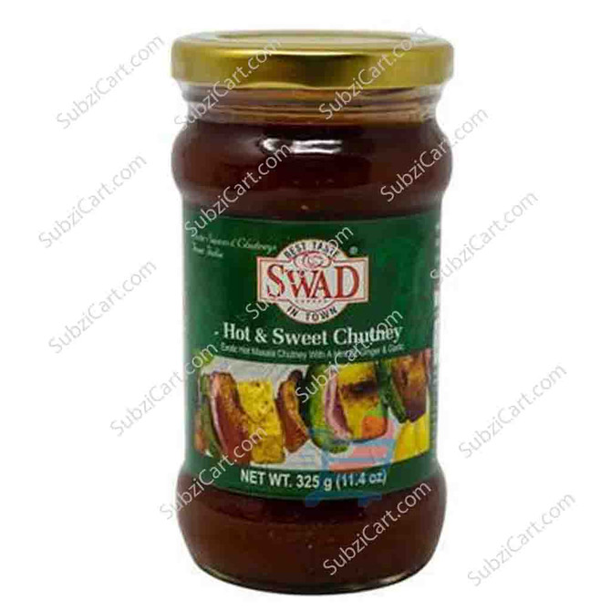 Swad Hot N Sweet Chutney, 325 Grams