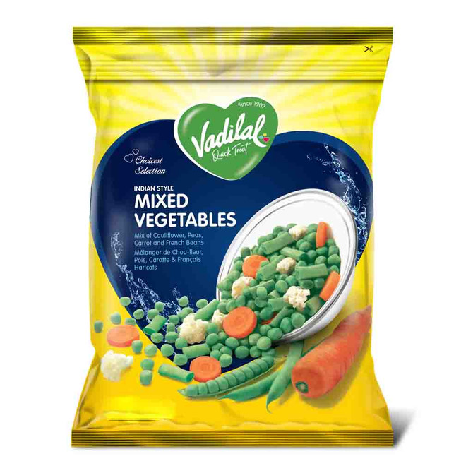 Vadilal Mixed Vegetables, 1 LB