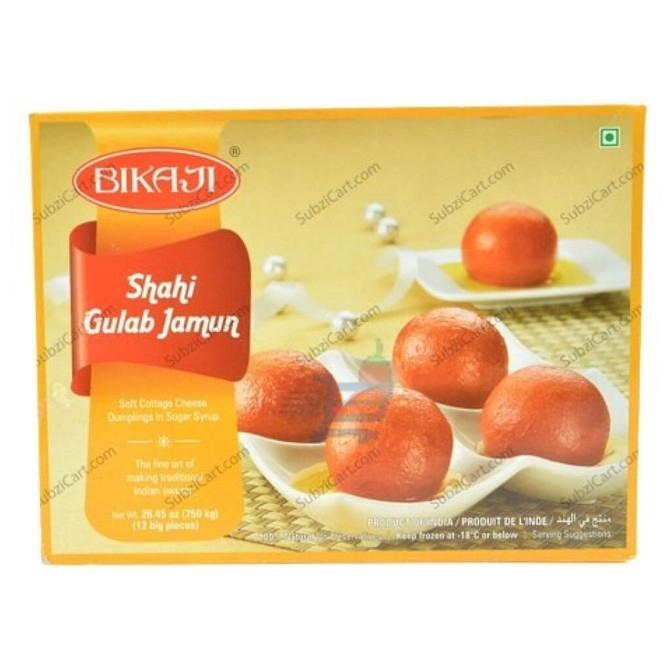Bikaji Shahi Gulab Jamun Frozen, 750 Grams