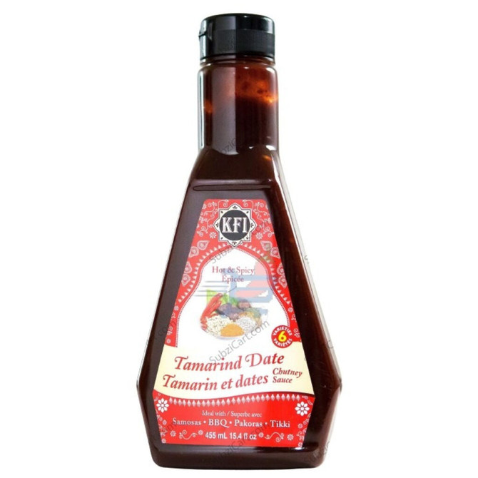 Kfi Hot Tamarind Date Chutney Sauce, 15.4 FL Oz
