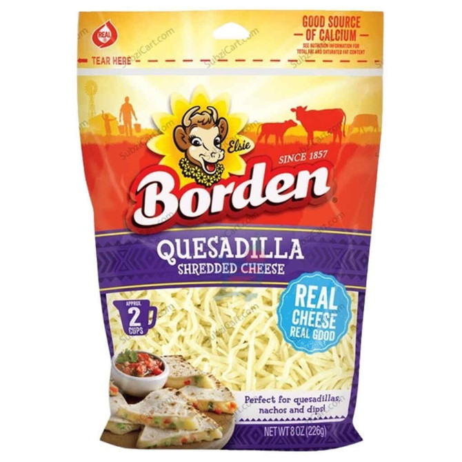 Borden Quesadilla Shredded Cheese, 226 Grams