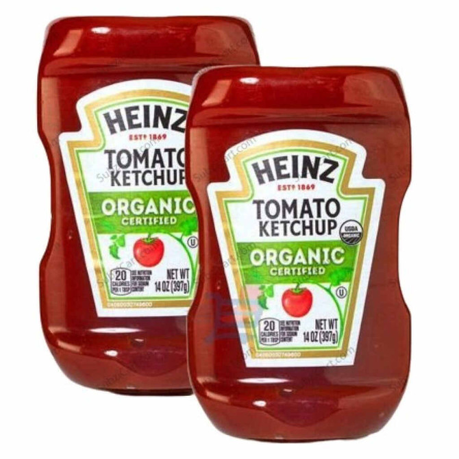Heinz Org Tomato Ketchup, 2 LB