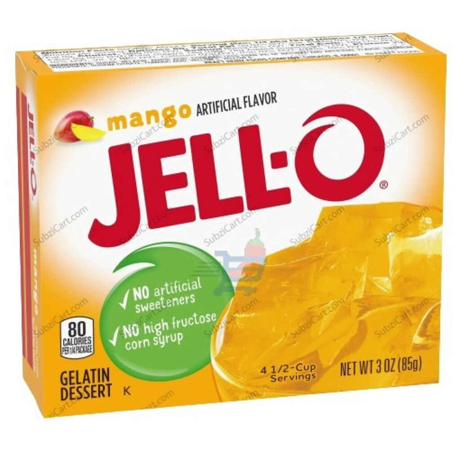 Jello Gelatin Mango, 3 Oz