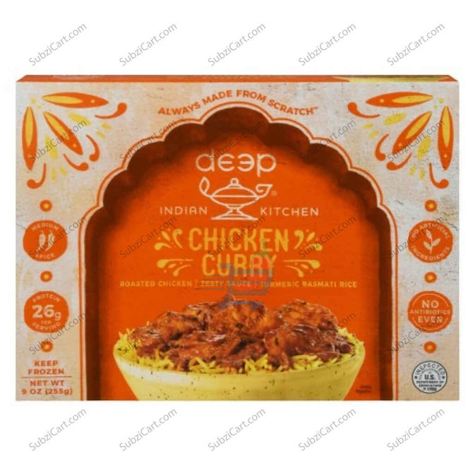 Deep Chicken Curry Frozen, 10 Oz