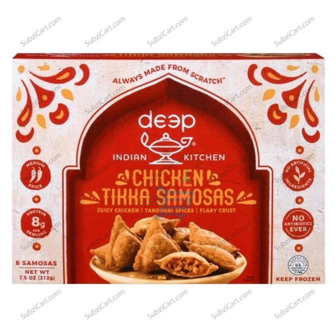 Deep Chicken Tikka Samosa 36 Pc Frozen, 33.7 Oz