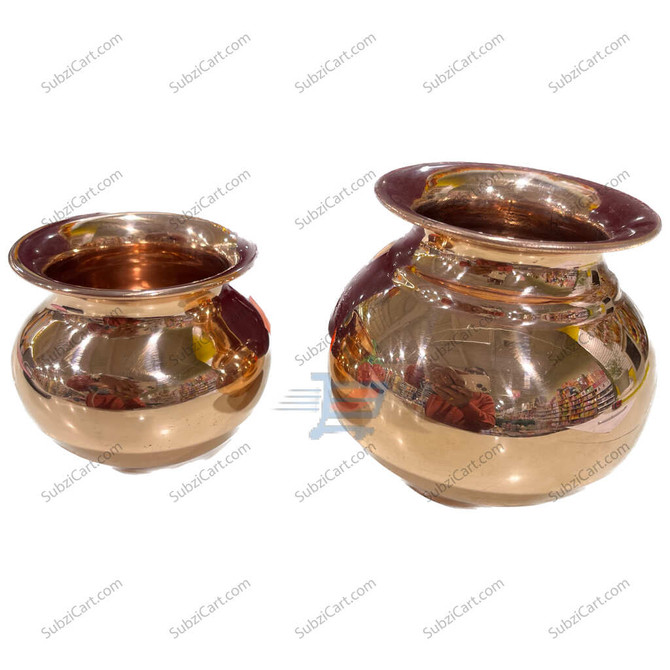 Copper Chembu Size 1,( Height 4.75", Dia 3.5")