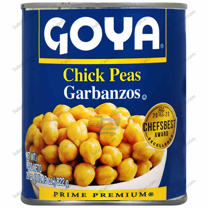 Goya Chick Peas Garbanzos, 822    Grams(Pack of 1)
