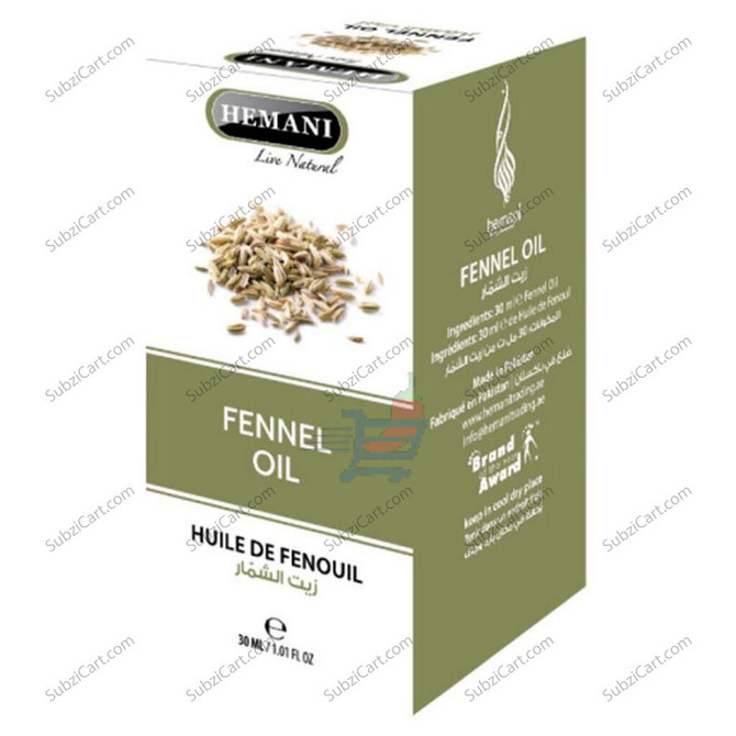 Hemani Fennel Oil, 11 Oz