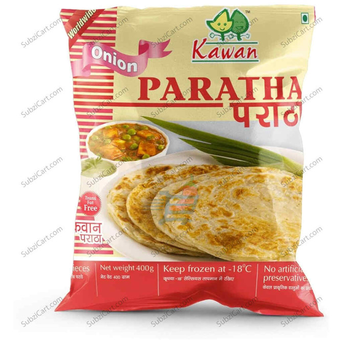 Kawan Onion Paratha Frozen, 25 Pc