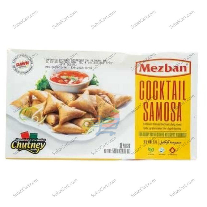 Mezban Cocktail Samosa Frozen, 30 Piece