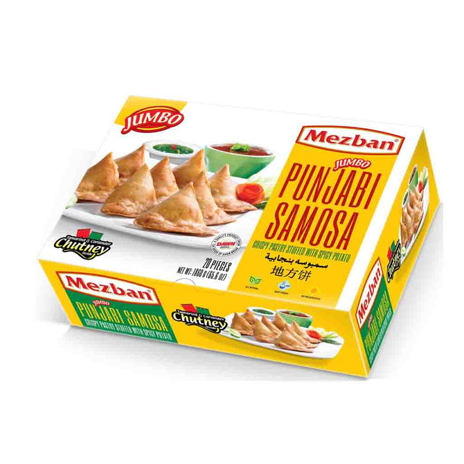 Mezban Panjabi Samosa Frozen, 65.6 Oz
