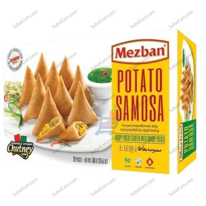 Mezban Potato Samosa Frozen, 600 Grams