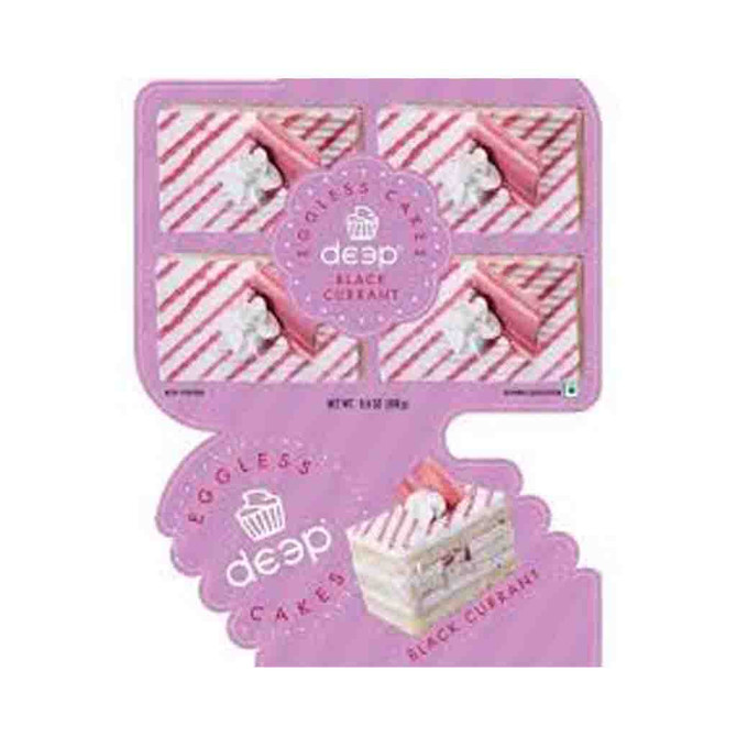 Deep Black Current Eggless Cakes, 280 Grams