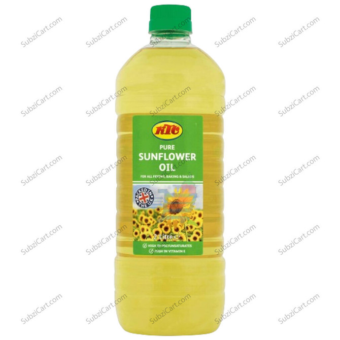 Ktc Pure Sunflower Oil, 2 Lit