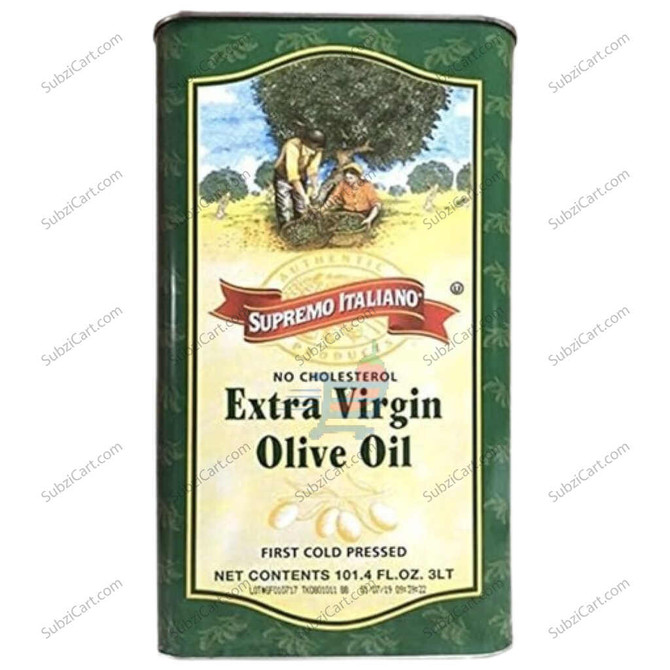 Supremo Italiano Extra Virgin Olive Oil, 3 Lit