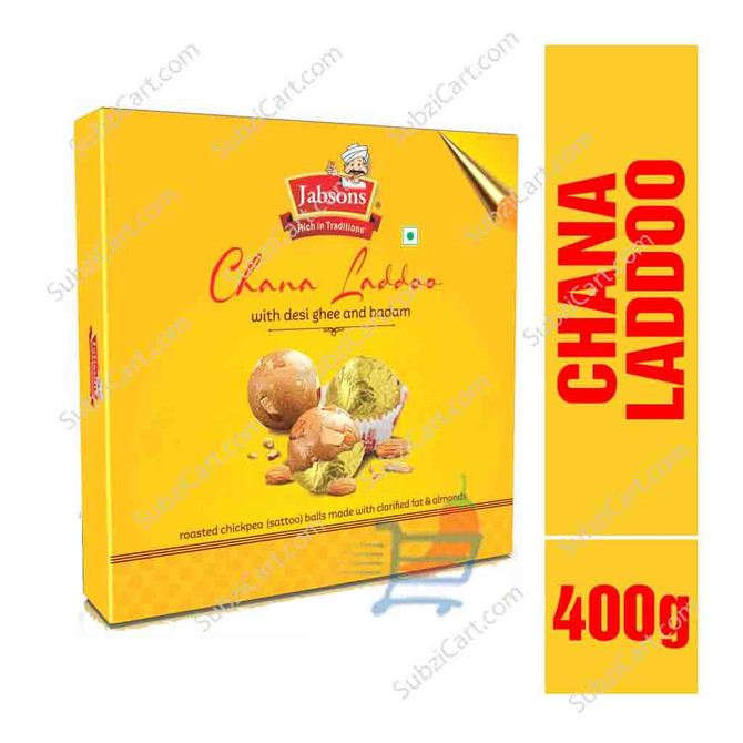 Jabsons Chana Laddoo, 400 Grams