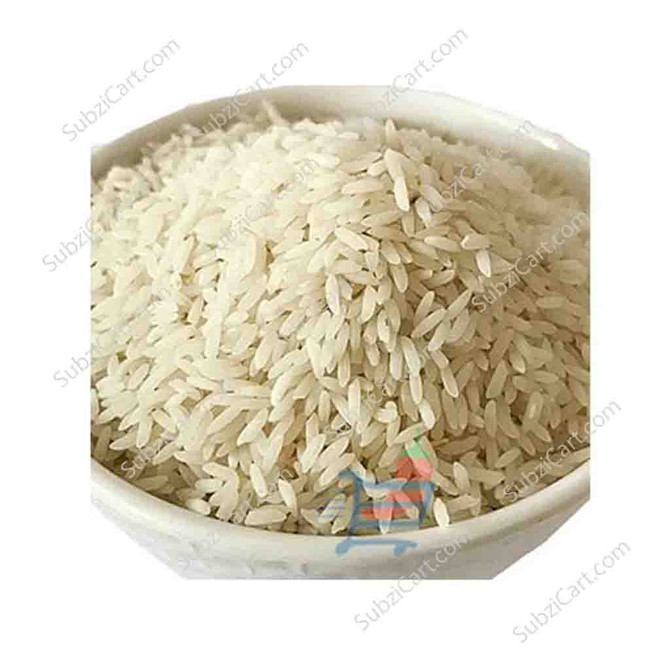 Just Org Semi Polished Sona Masoori Rice, 10 Lb