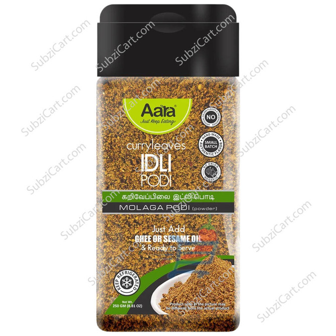 Aara Curryleaves Idli Podi, 250 Grams