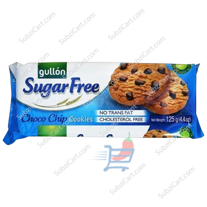 Gullon Sugar Free Chocolate Chip Cookies, 4.4 Oz