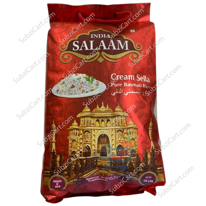 India Salaam Cream Sella, 10 Lb