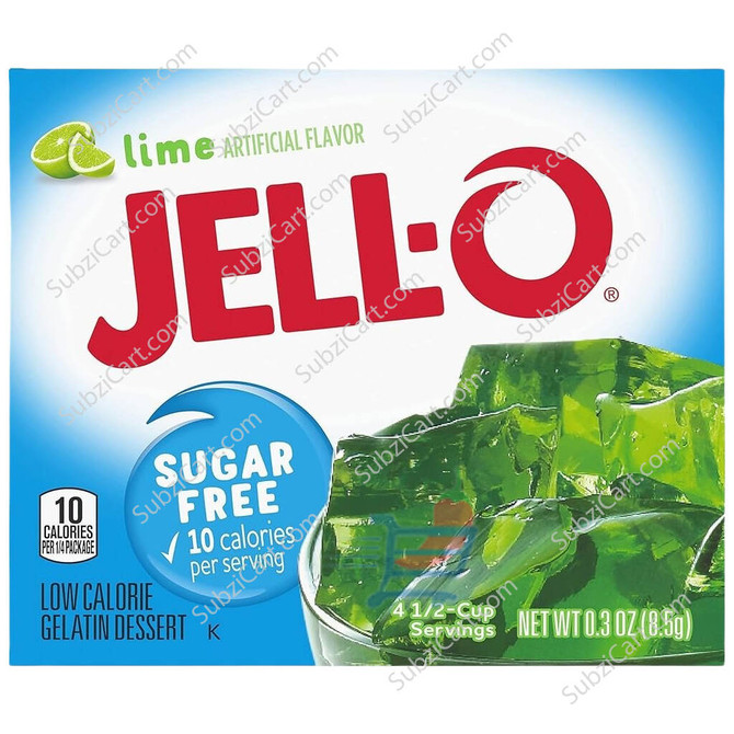Jell-O Lime Sugar Free, 0.30 Oz