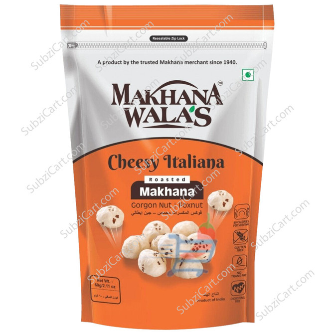 Makhana Wala's Cheesy Italiana, 60 Grams