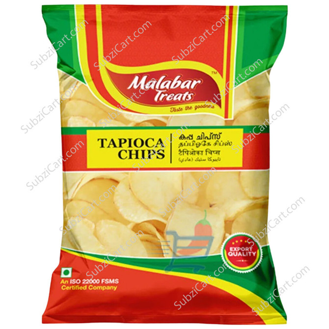 Malabar Treats Tapioca Chips, 150 Grams