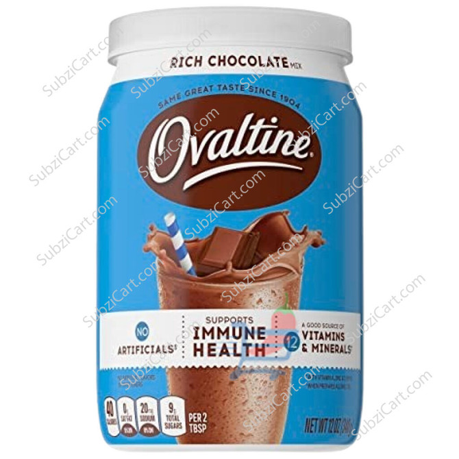 Ovaltine Rich Chocolate, 12 Oz