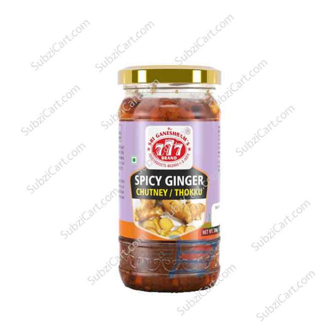 777 Spicy Ginger Thokku, 10.5 Oz