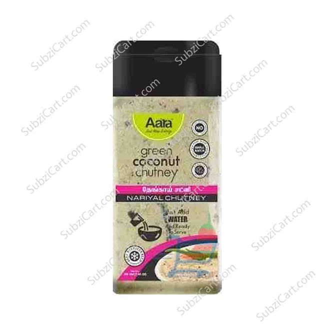 Aara Green Coconut Chutney, 200 Grams