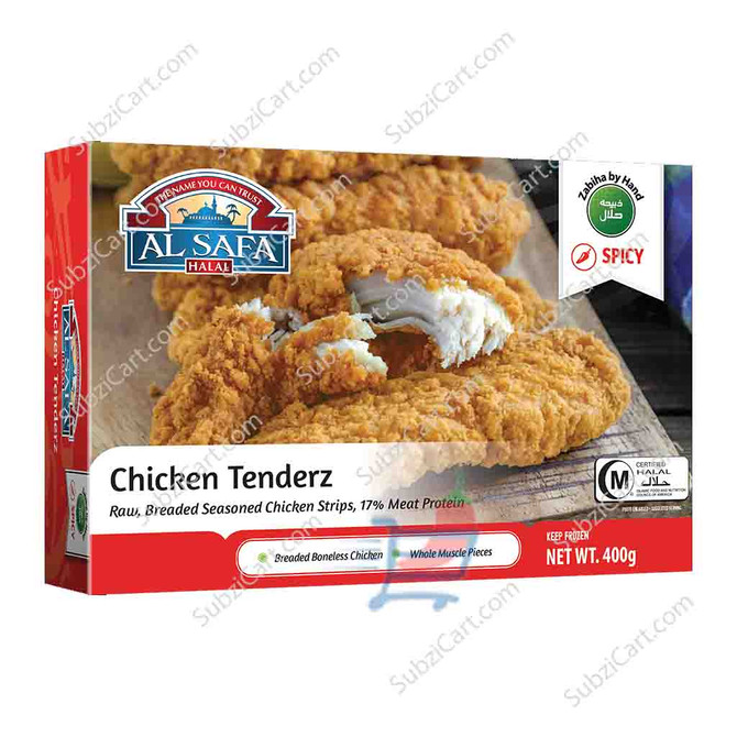 Al Safa Chicken Breaded Tenderz Frozen , 14Oz
