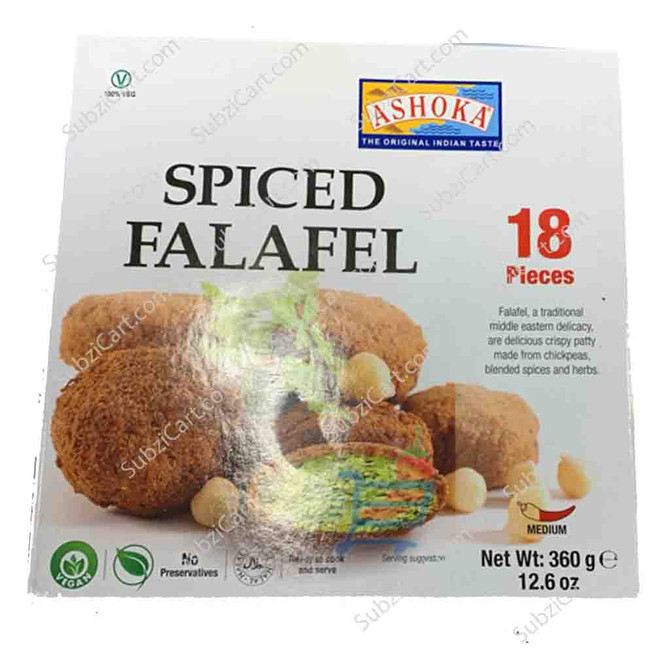 Ashoka Spiced Falafel Frozen, 18 Pc, 360 Grams