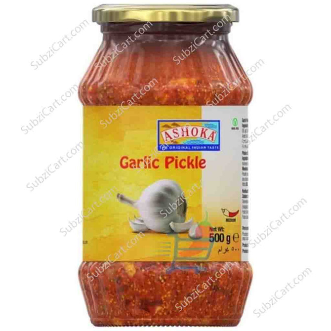 Ashoka Garlic Pickle, 500 Grams
